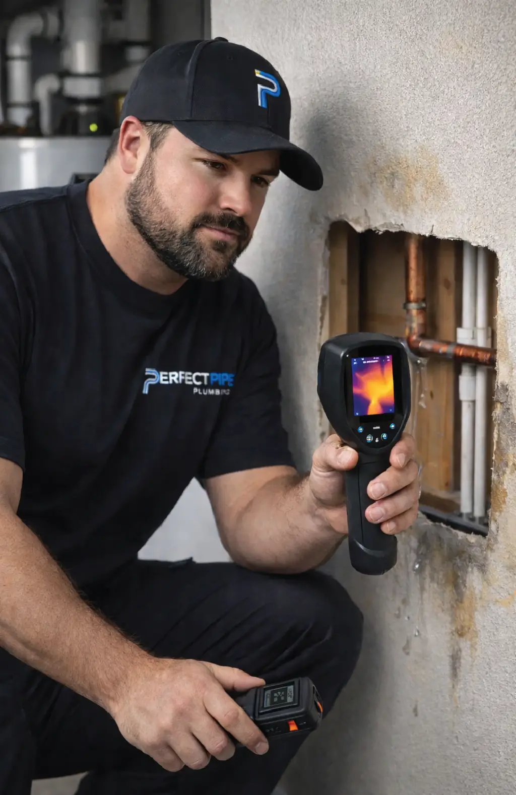 Water leak detection plumber providing safe and professional home service