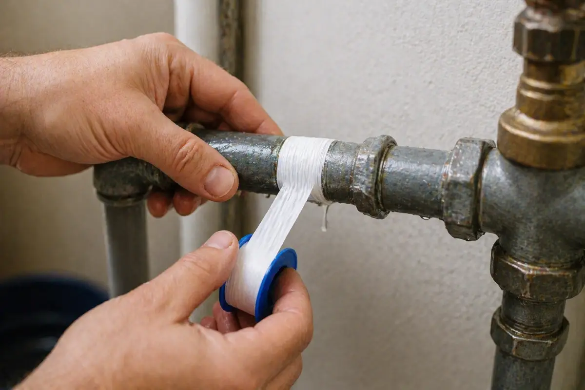 How to Stop a Small Leak Temporarily