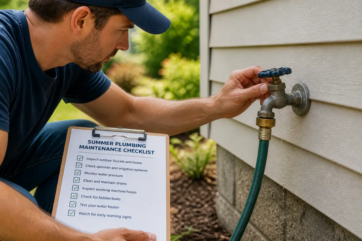 Summer Plumbing Maintenance Checklist